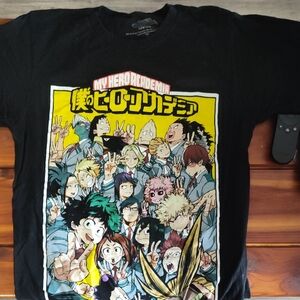 My Hero Academia Black Graphic Tee